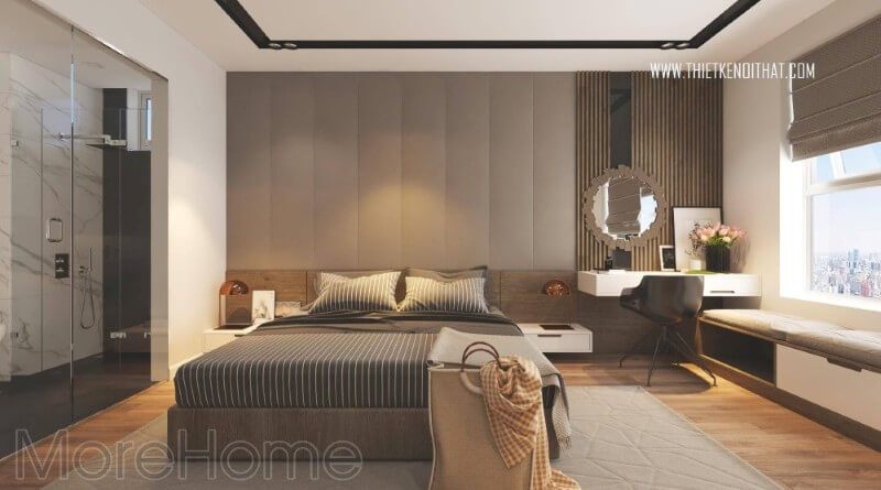 Điểm danh 24 mẫu trang trí giường ngủ chung cư, nhà phố, biệt thự mang đến những giấc ngủ ngon 